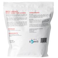 Pure Soaks Bath Therapy Salts - Womens Bath Soak